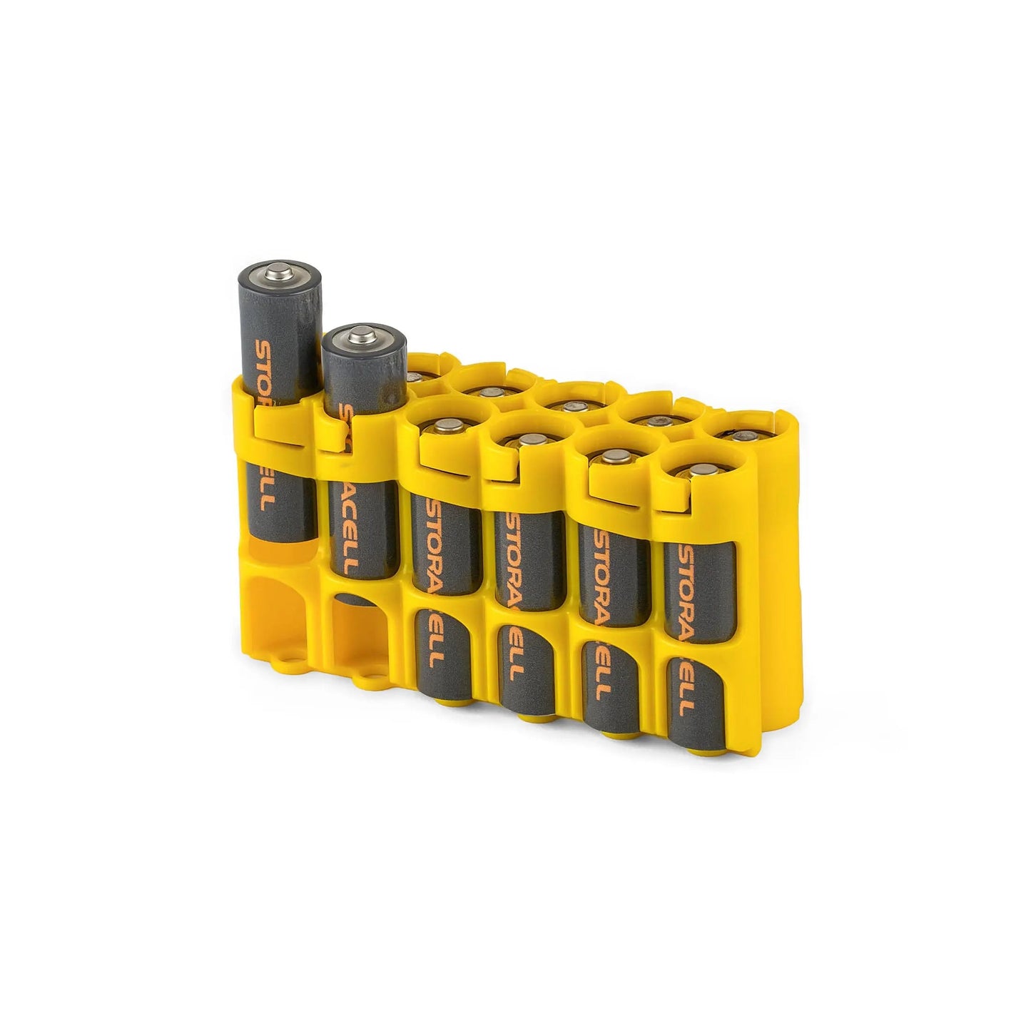 12 AA Pack Battery Caddy (Yellow)