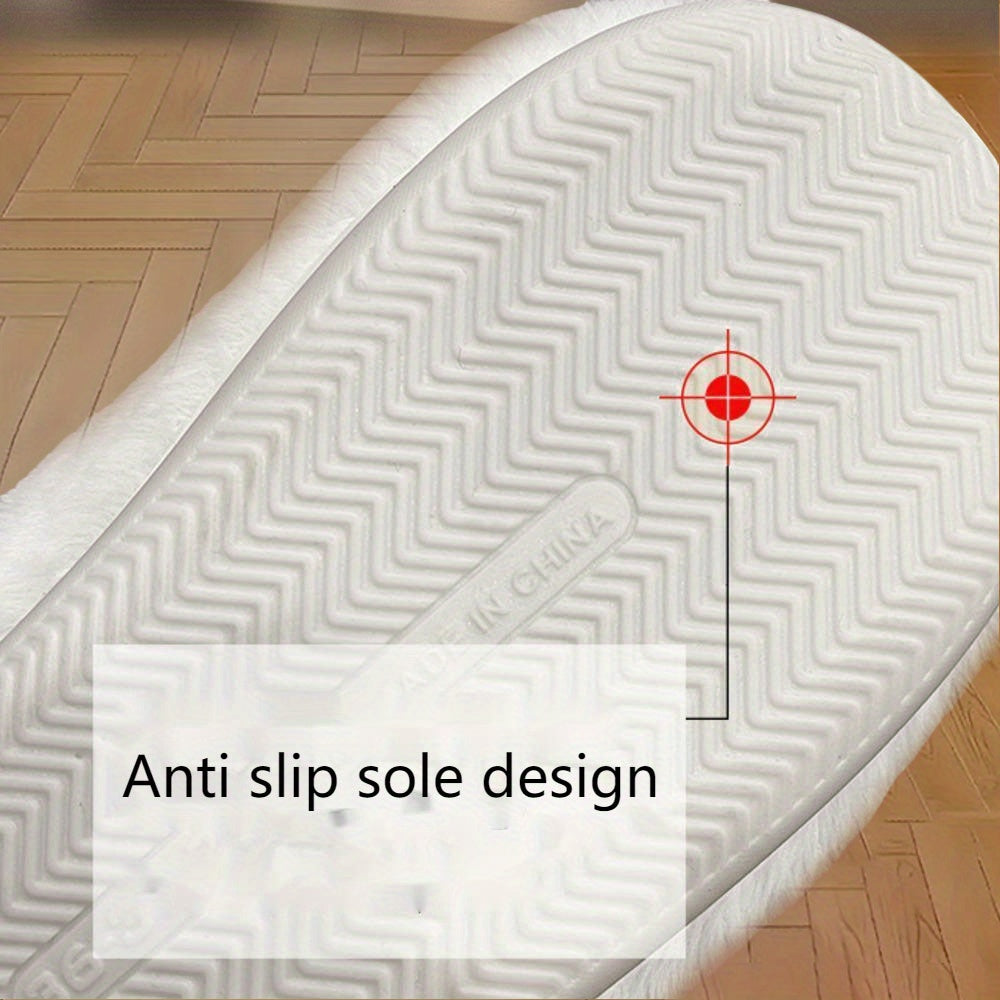 Comfort Hello Kitty Plush Cozy Nonslip Slippers