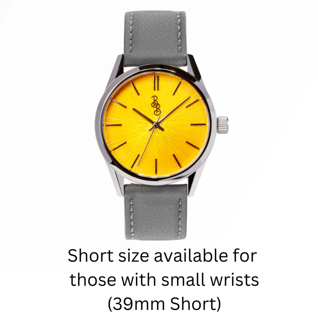 Yellow Sunburst Watch