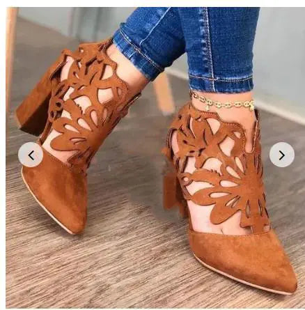 Thick-Heeled Women's High-Heeled Sandals