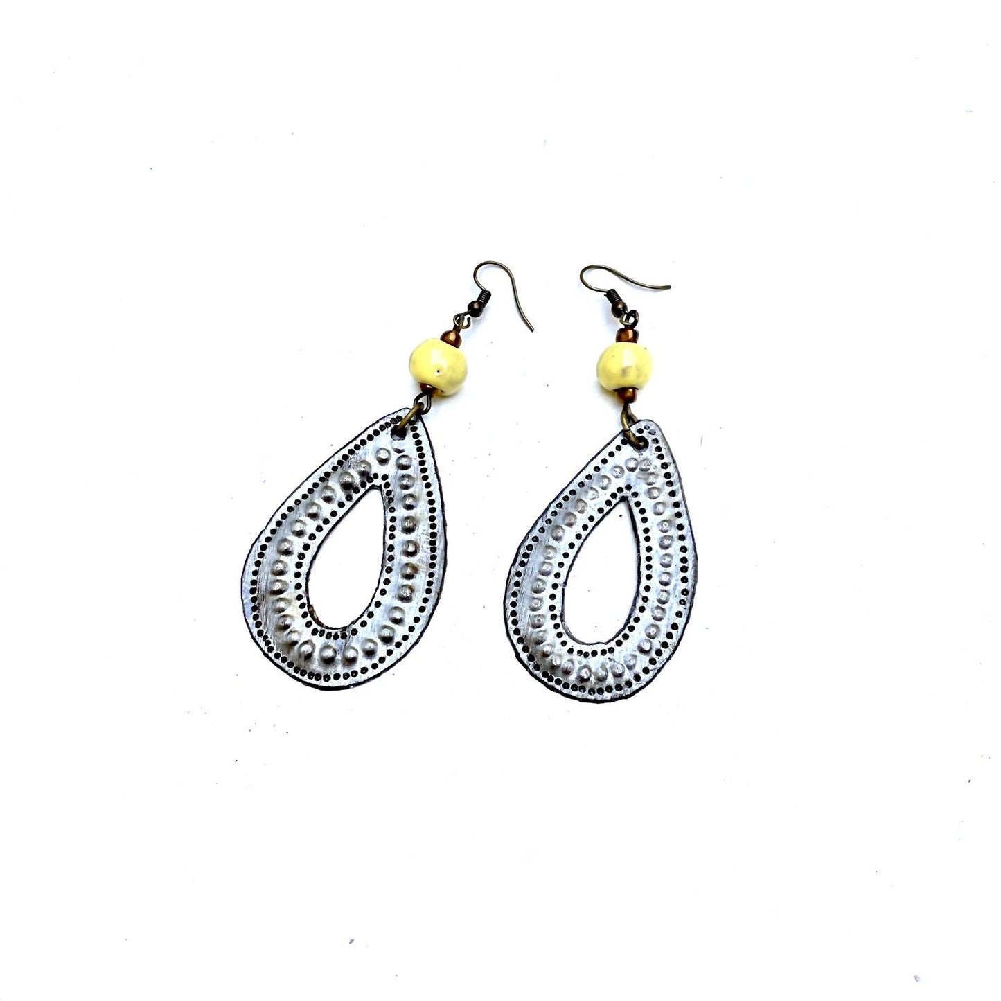 Metal Drop Earrings