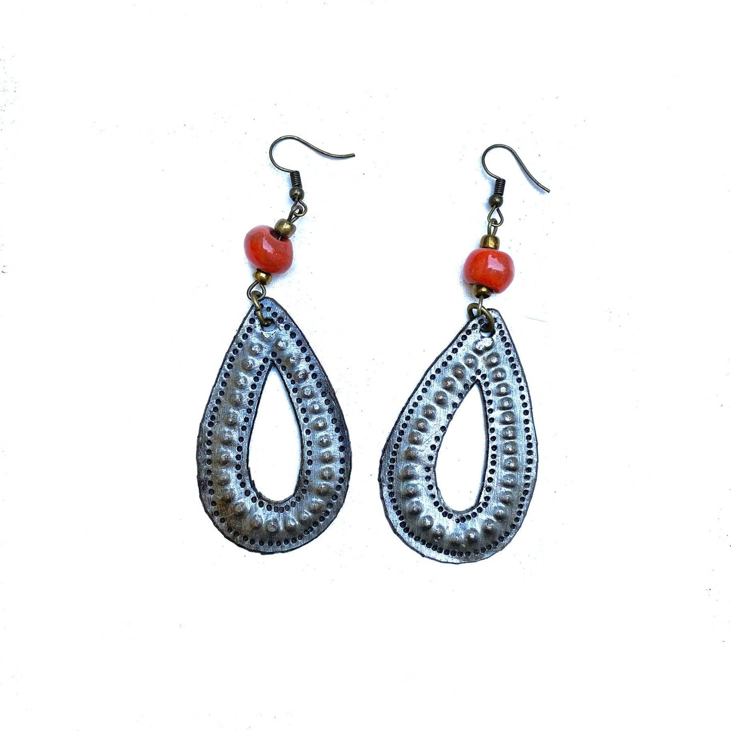 Metal Drop Earrings