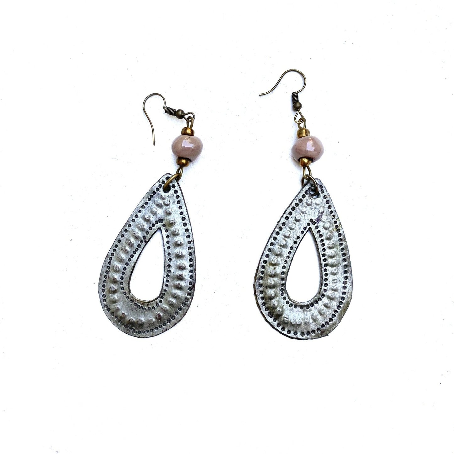 Metal Drop Earrings