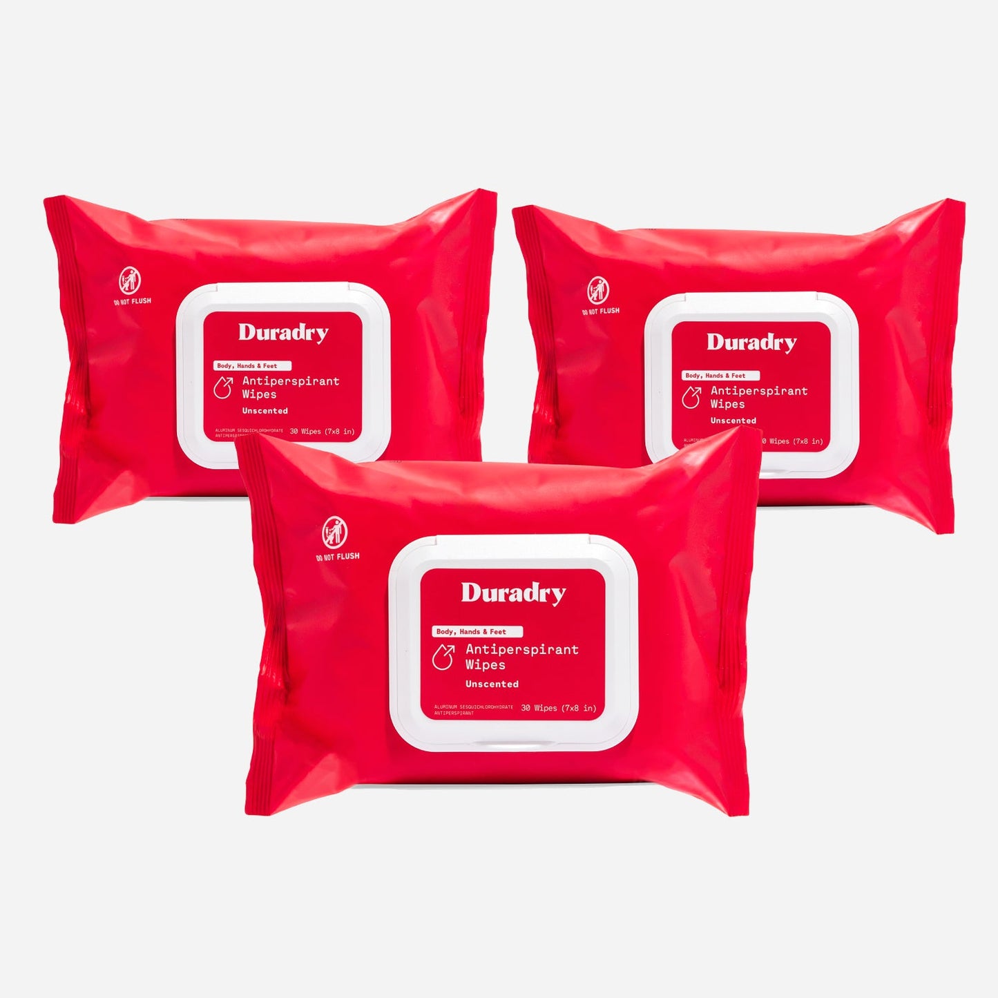 Whole Body Antiperspirant Wipes