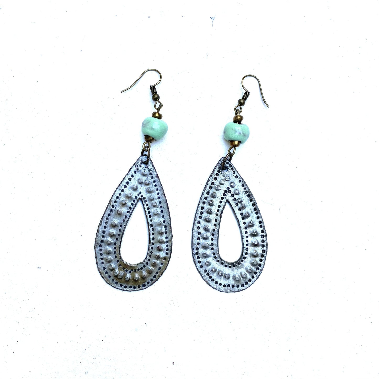 Metal Drop Earrings