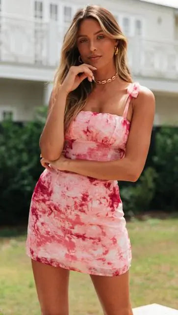 Stylish Women's Sleeveless Printed Mini Dress for Summer