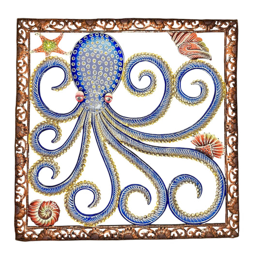Jumbo Nesmy’s Blue Octopus- Square