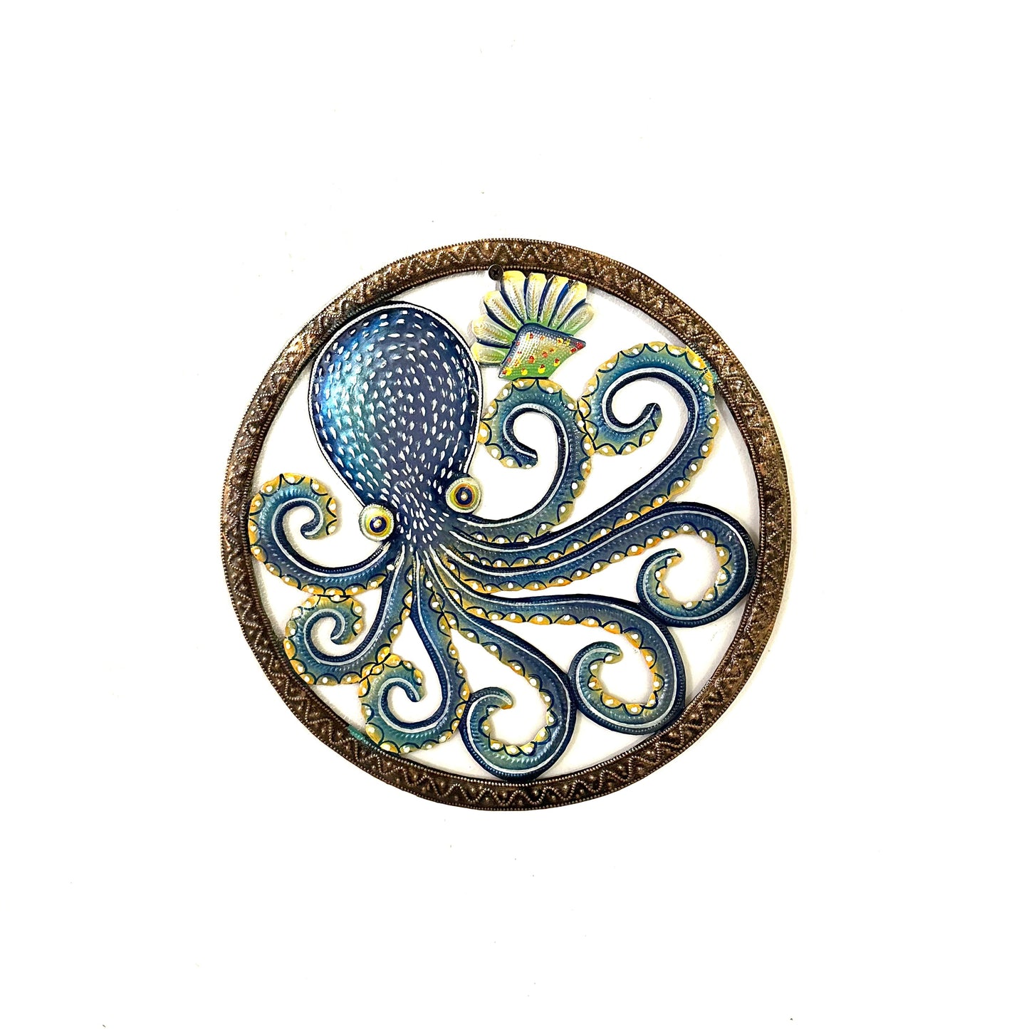 Nesmy Medium Round Octopus- Blue