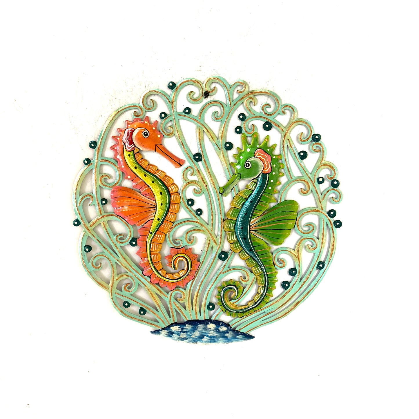 Medium Green Seahorse