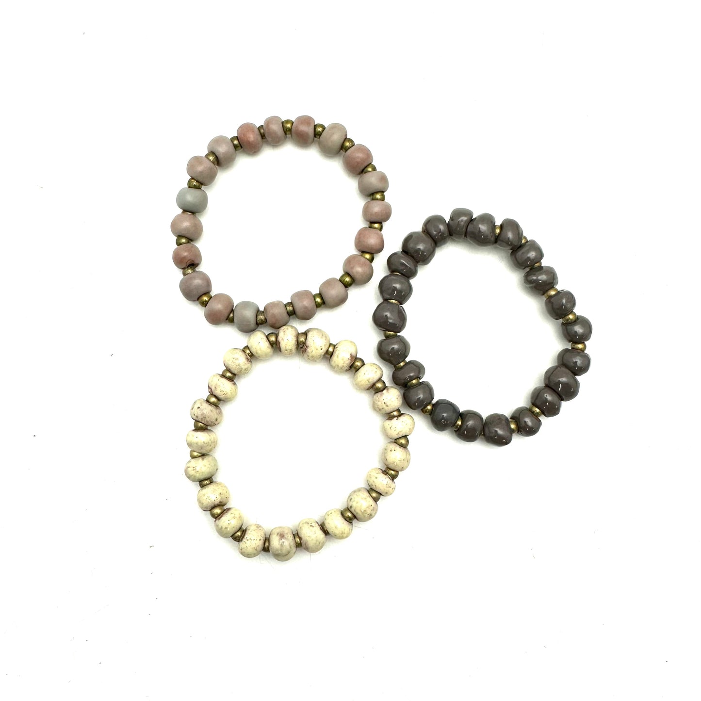 Sand and Stone Bracelet Stack