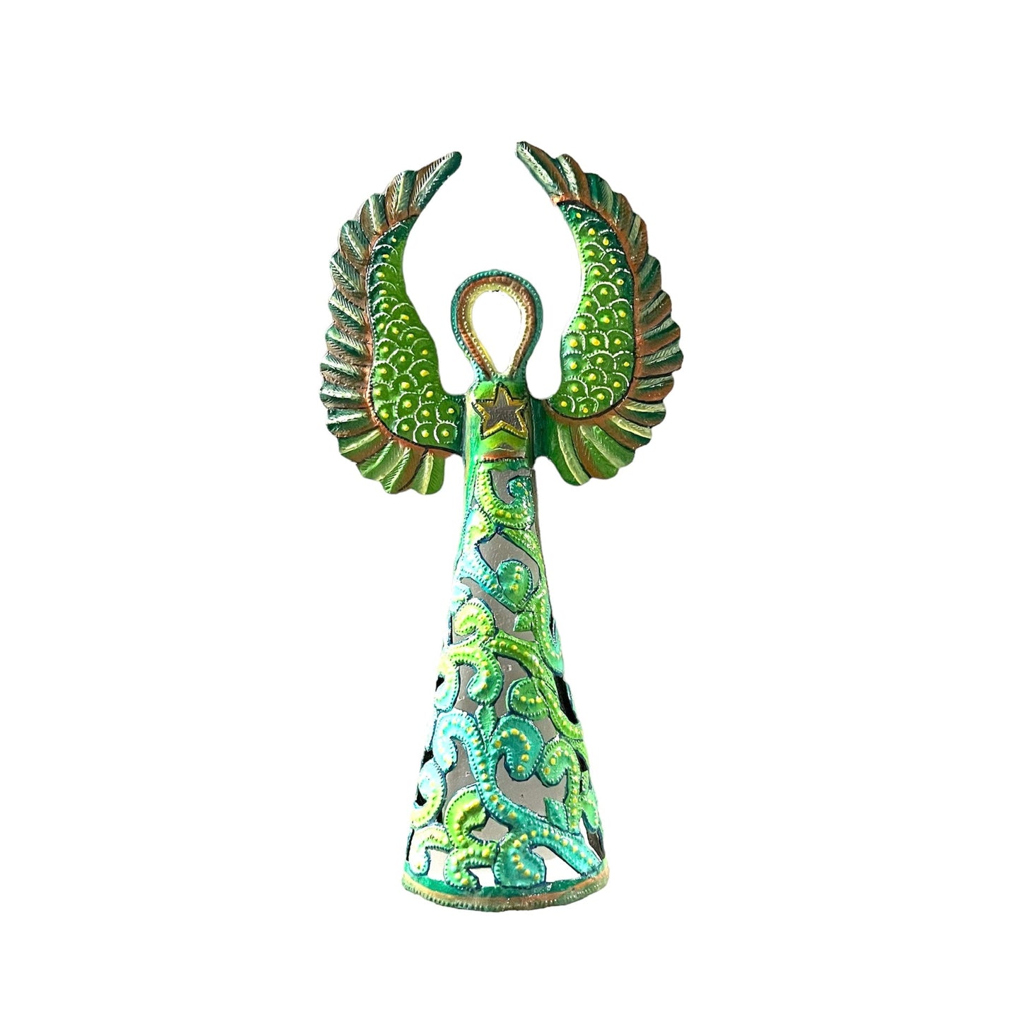 Green Standing Angel