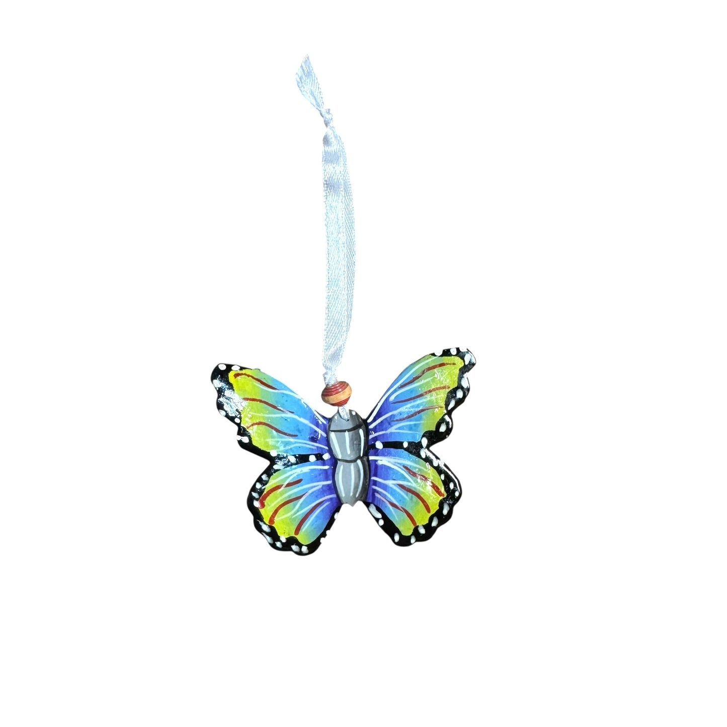 Butterfly Ornament - Lime/ Lavender