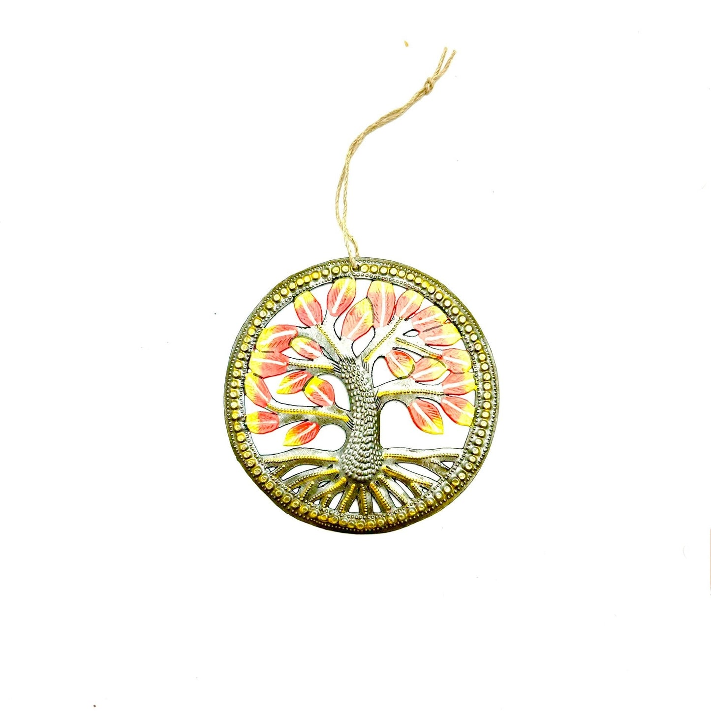 Tree of Life Tree Ornament- Orange