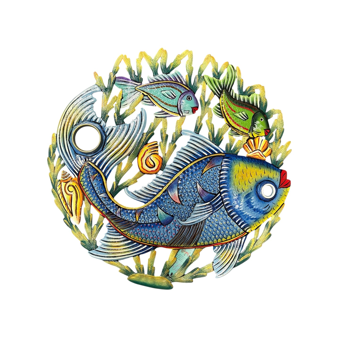 Oil Drum Top Fish Family