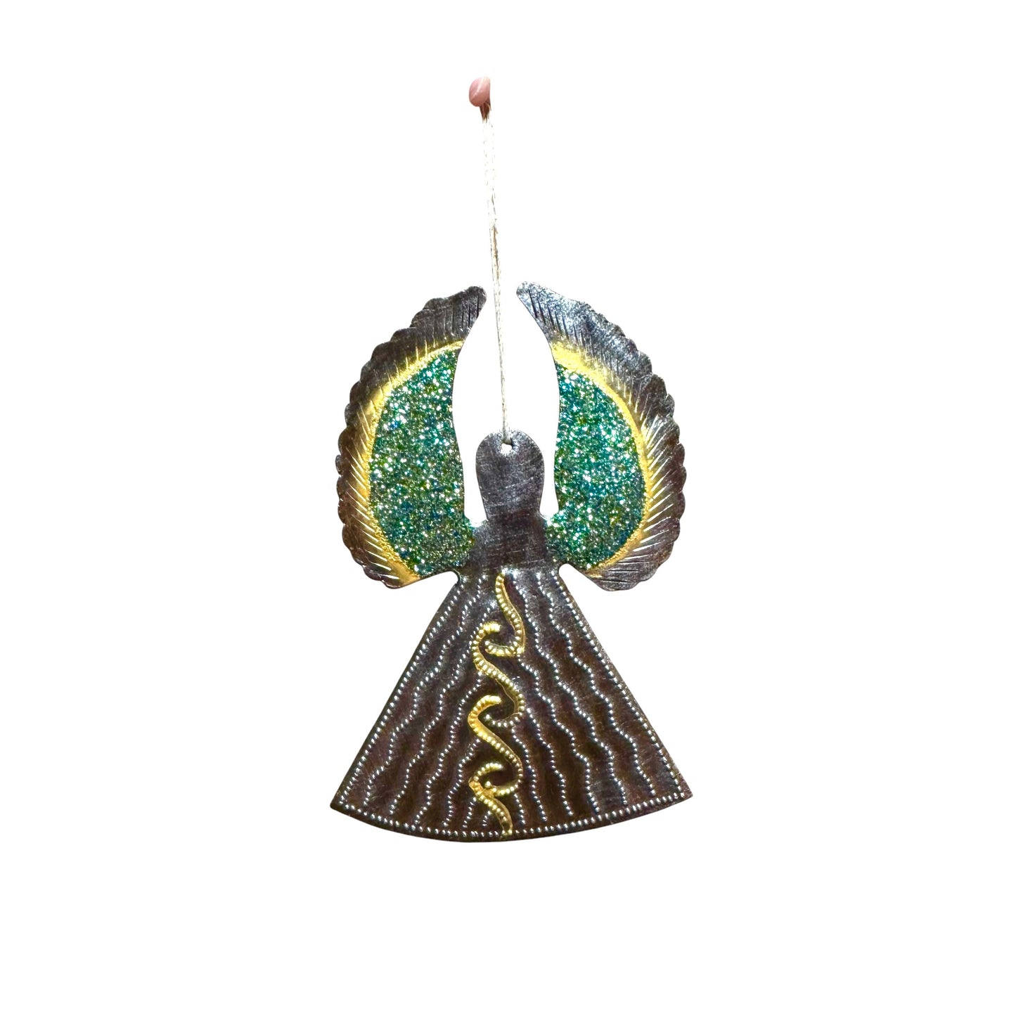 Glitter Angel Ornament