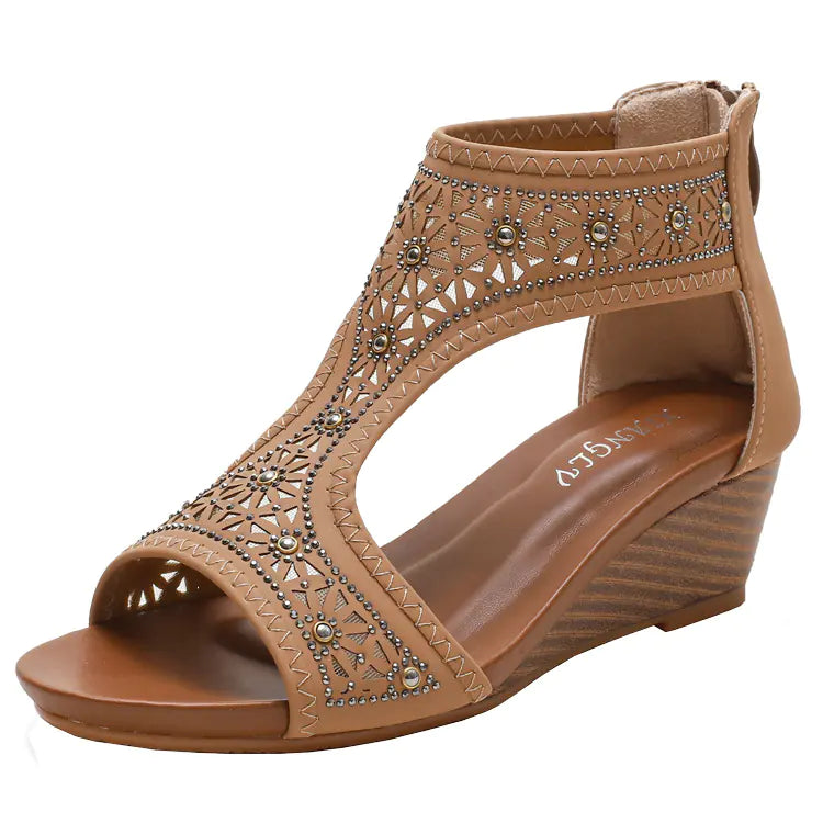 Bohemian Women's Summer Wedge Heel Sandals