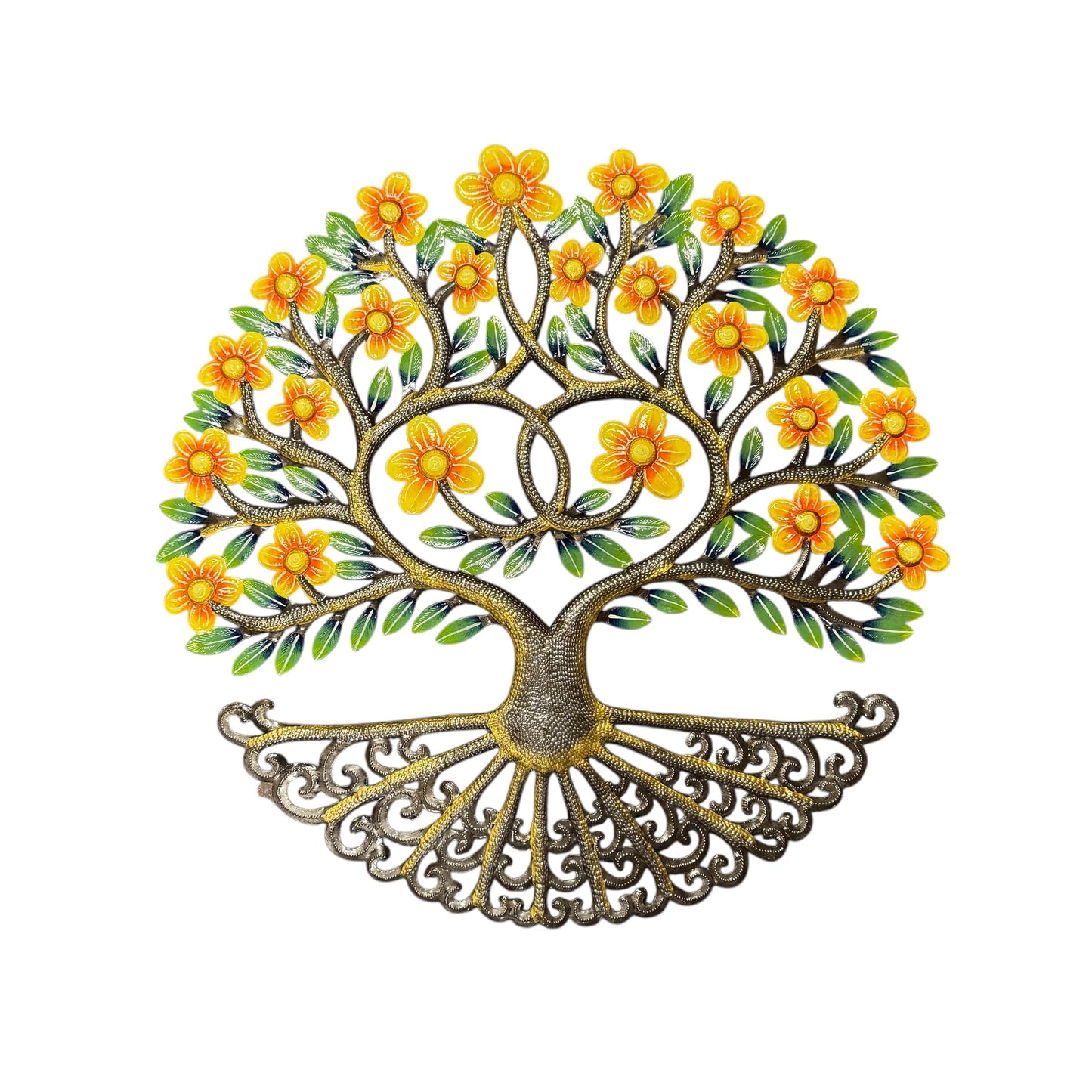 Yellow Tree of Life with Heart
