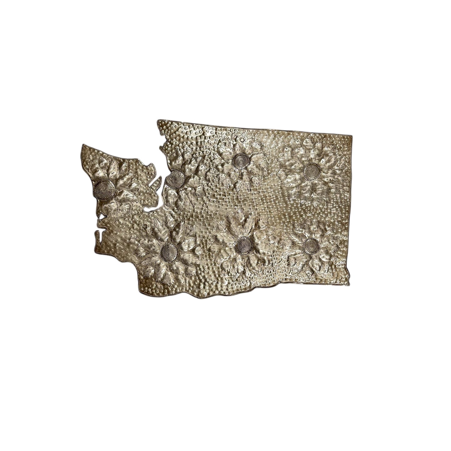 Washington Floral Metal Art