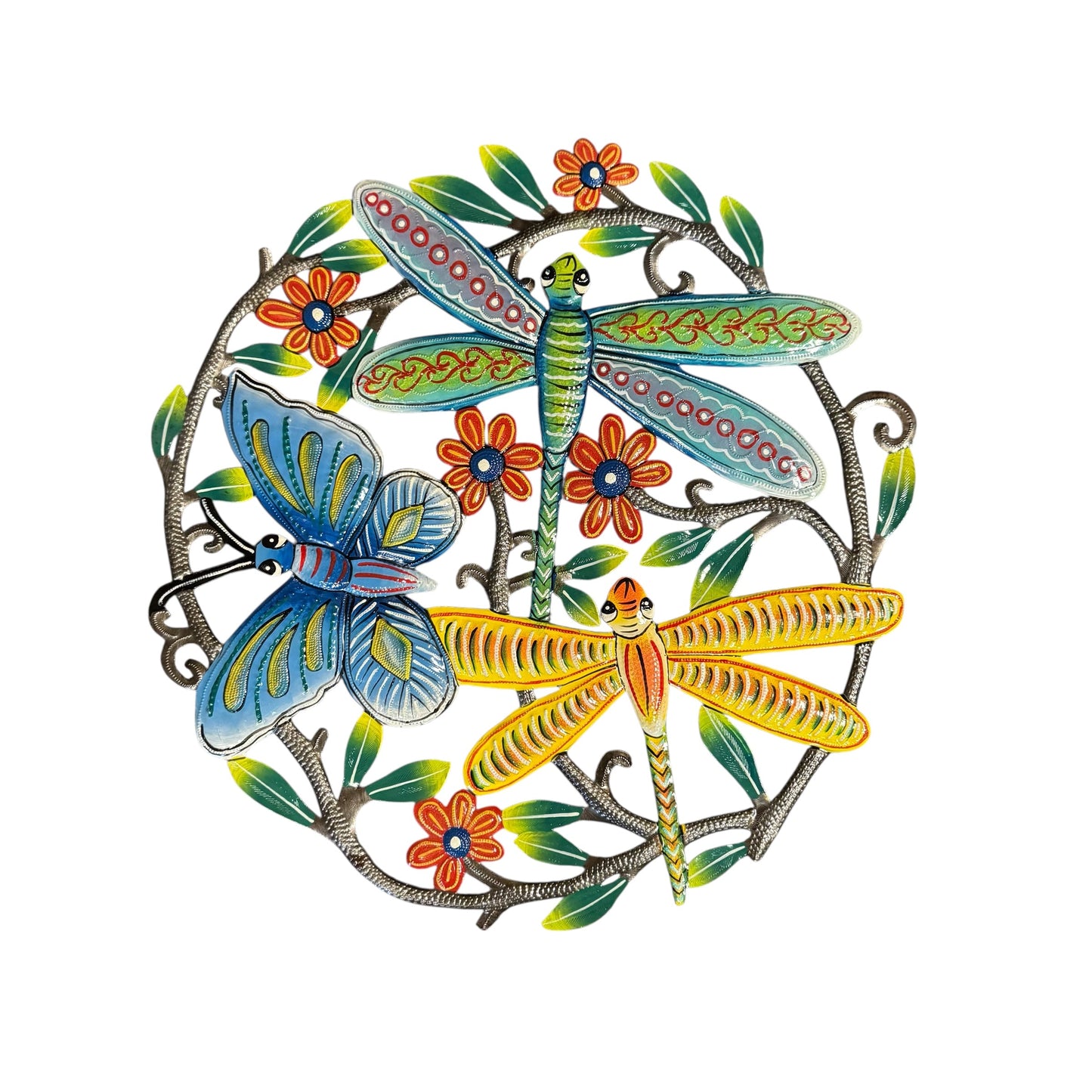 Dragonflies and Butterfly