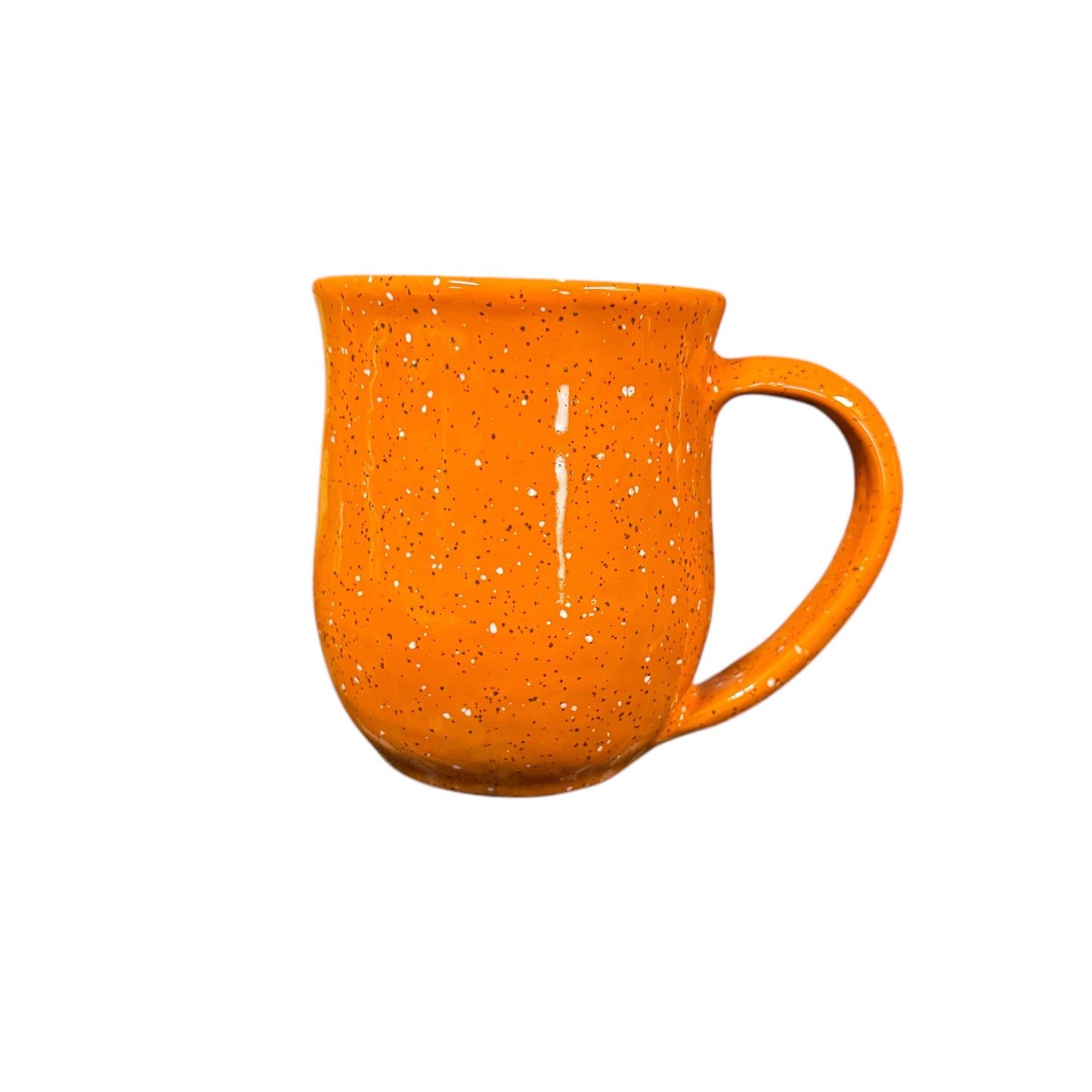 Handmade Mug - Speckled Orange A Peel
