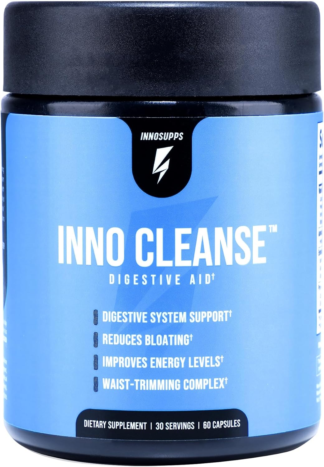 InnoSupps Inno Cleanse – Vegan Detox & Gut Health Support Capsules – Weight Loss, Bloating Relief, Energy Boost – 60 Count
