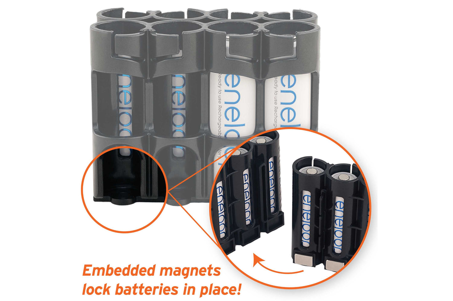 Magnetic AAA 12 Pack