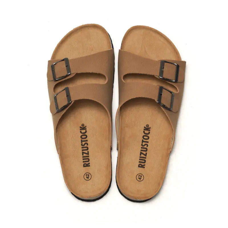 Men's Cork Slippers and Women's Beach Sandals