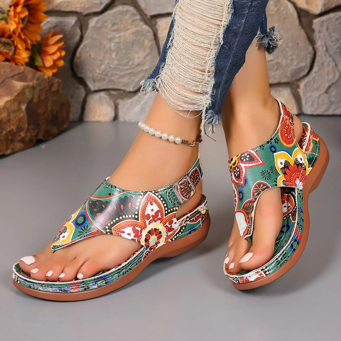 Wedge Mixed Colors Outdoor Shoes for Women