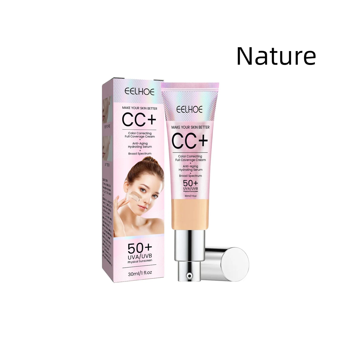 1/2/3pcs CC Cream Foundation Waterproof Brighten | Ships from US