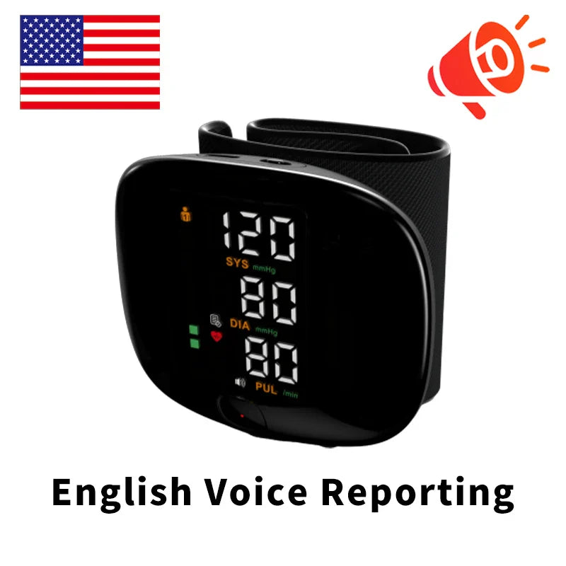 Korean Digital Recharge Wrist Blood Pressure Monitor