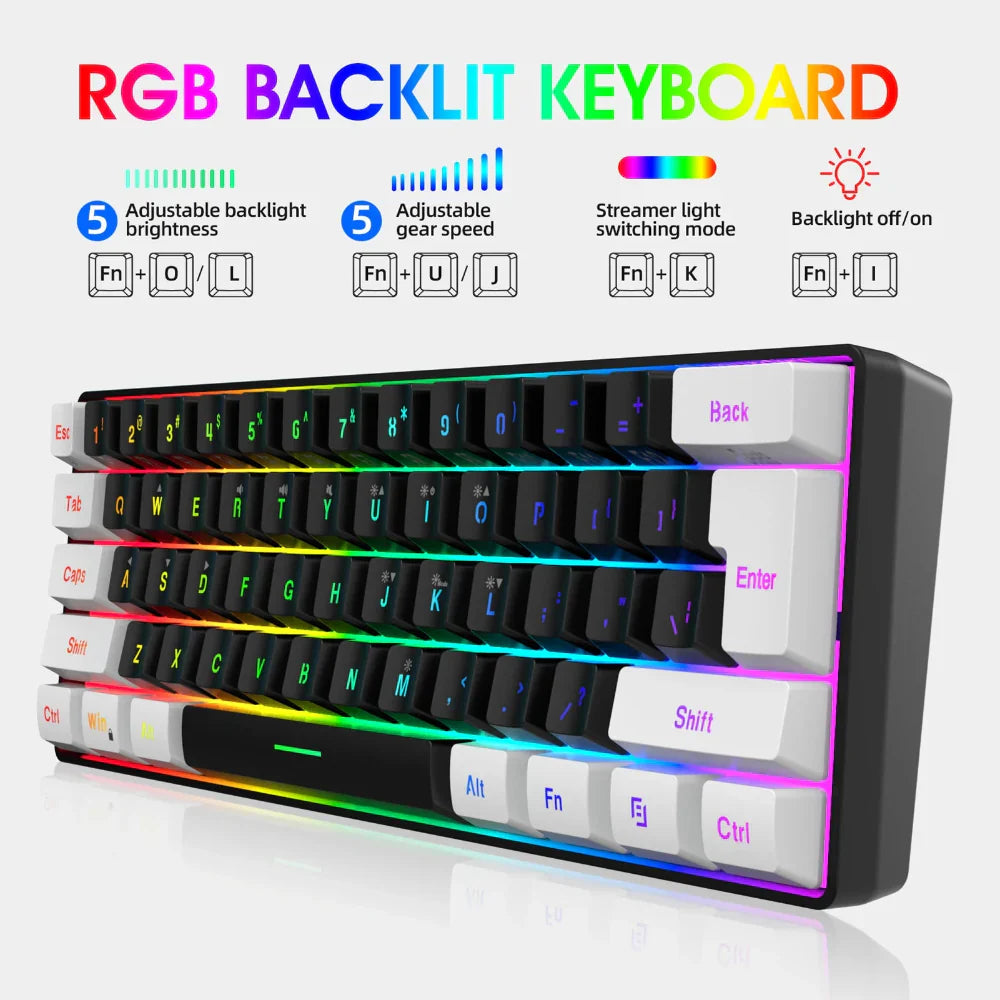 Dragon RGB Wired Keyboard and Mouse Set