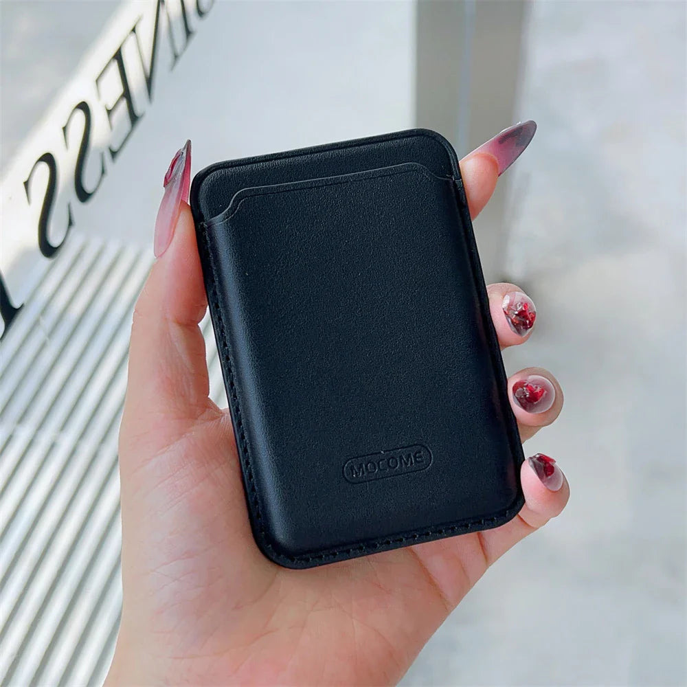 MagSafe Leather Wallet Card Holder for iPhone  Galaxy