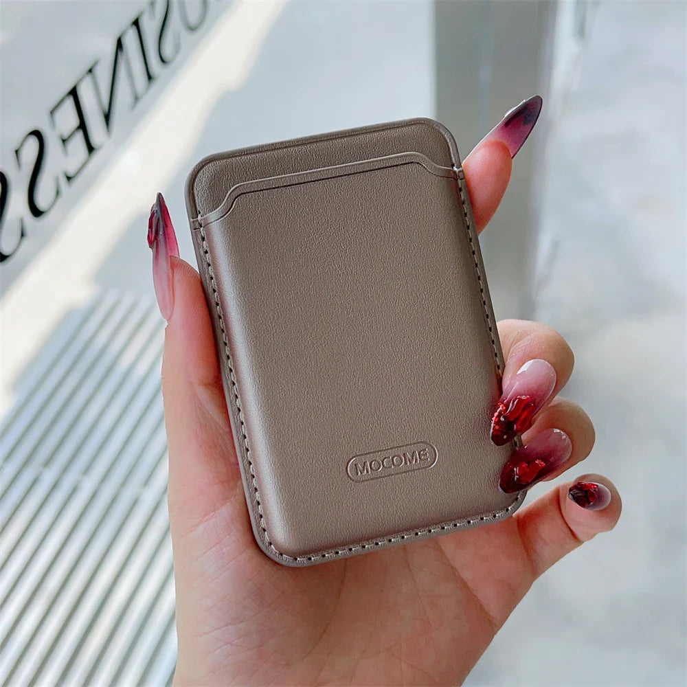 MagSafe Leather Wallet Card Holder for iPhone  Galaxy
