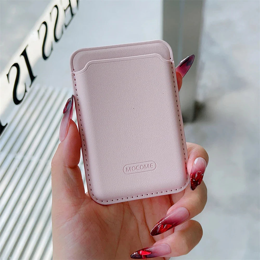 MagSafe Leather Wallet Card Holder for iPhone  Galaxy