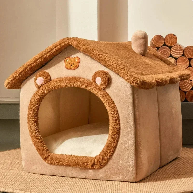 Folding houses for small and medium sized dogs