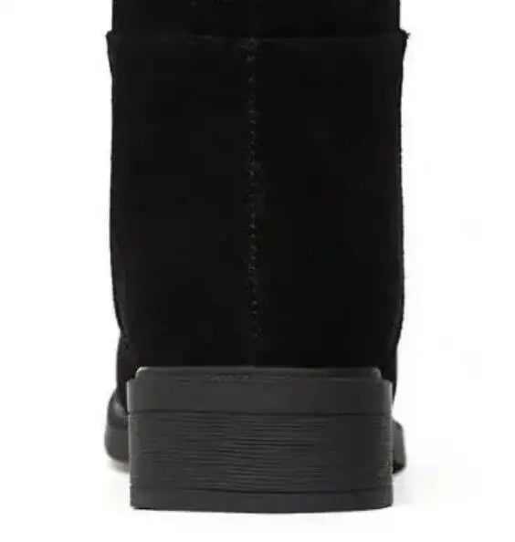Thigh High Boot Warm Plush Snow Boots Side Zipper Snow Boots
