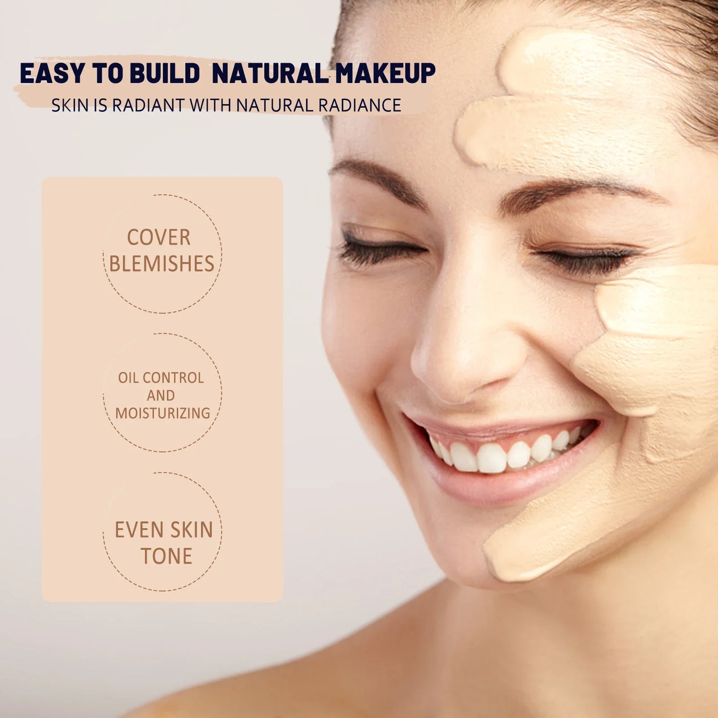 1/2/3pcs CC Cream Foundation Waterproof Brighten | Ships from US