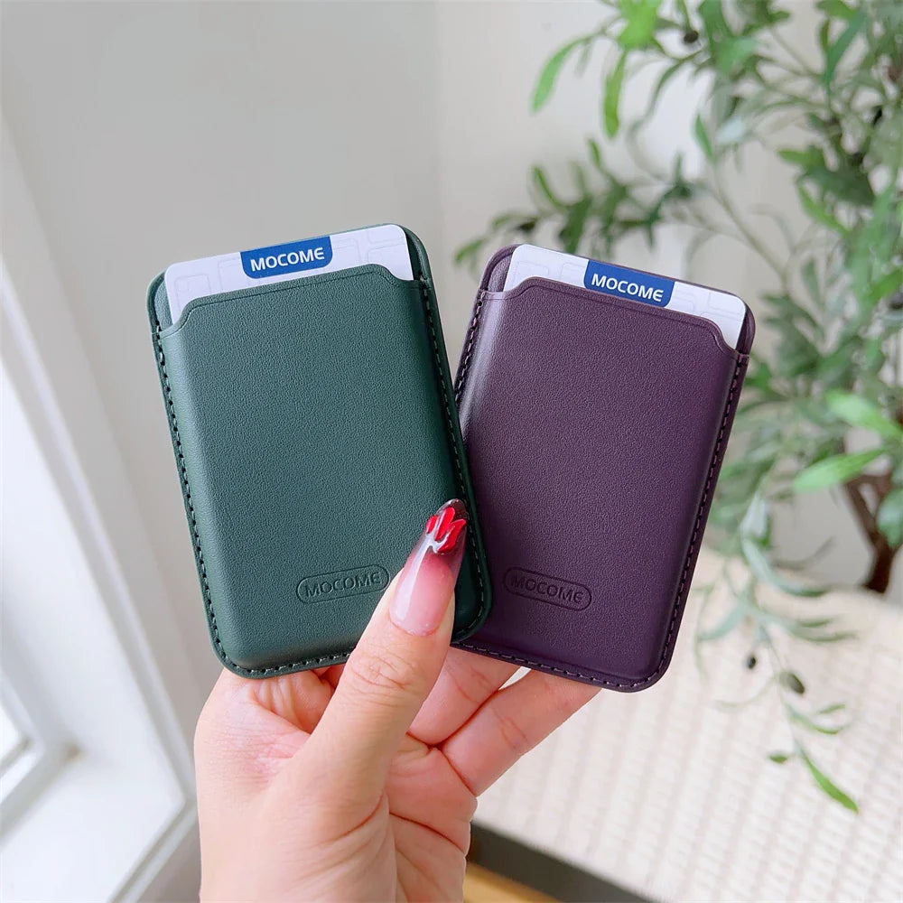 MagSafe Leather Wallet Card Holder for iPhone  Galaxy