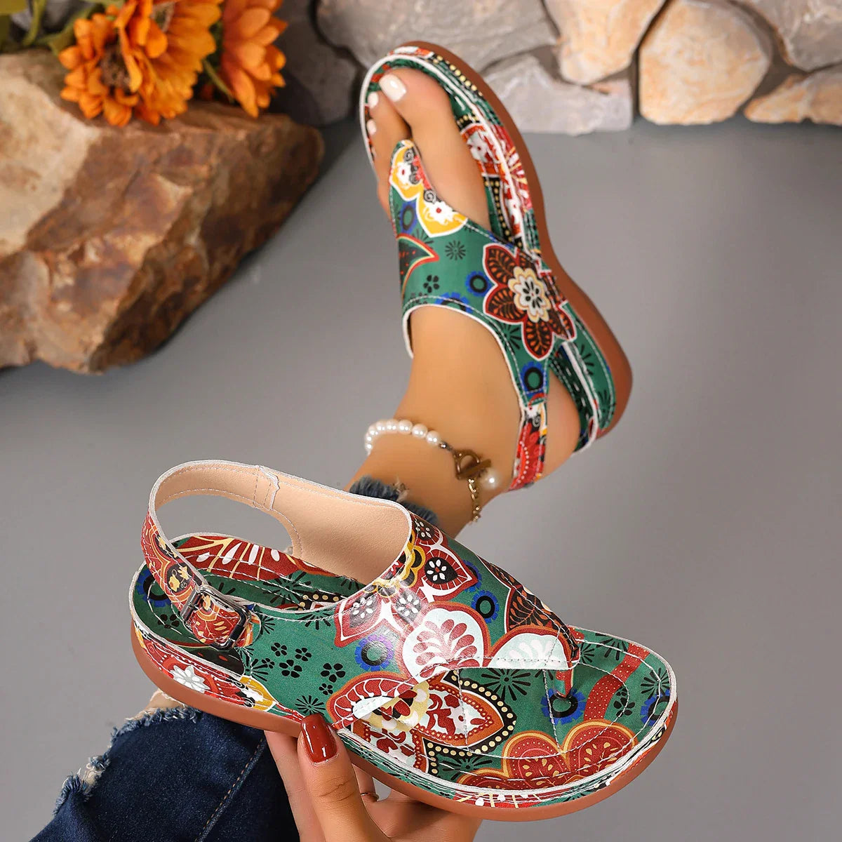 Wedge Mixed Colors Outdoor Shoes for Women