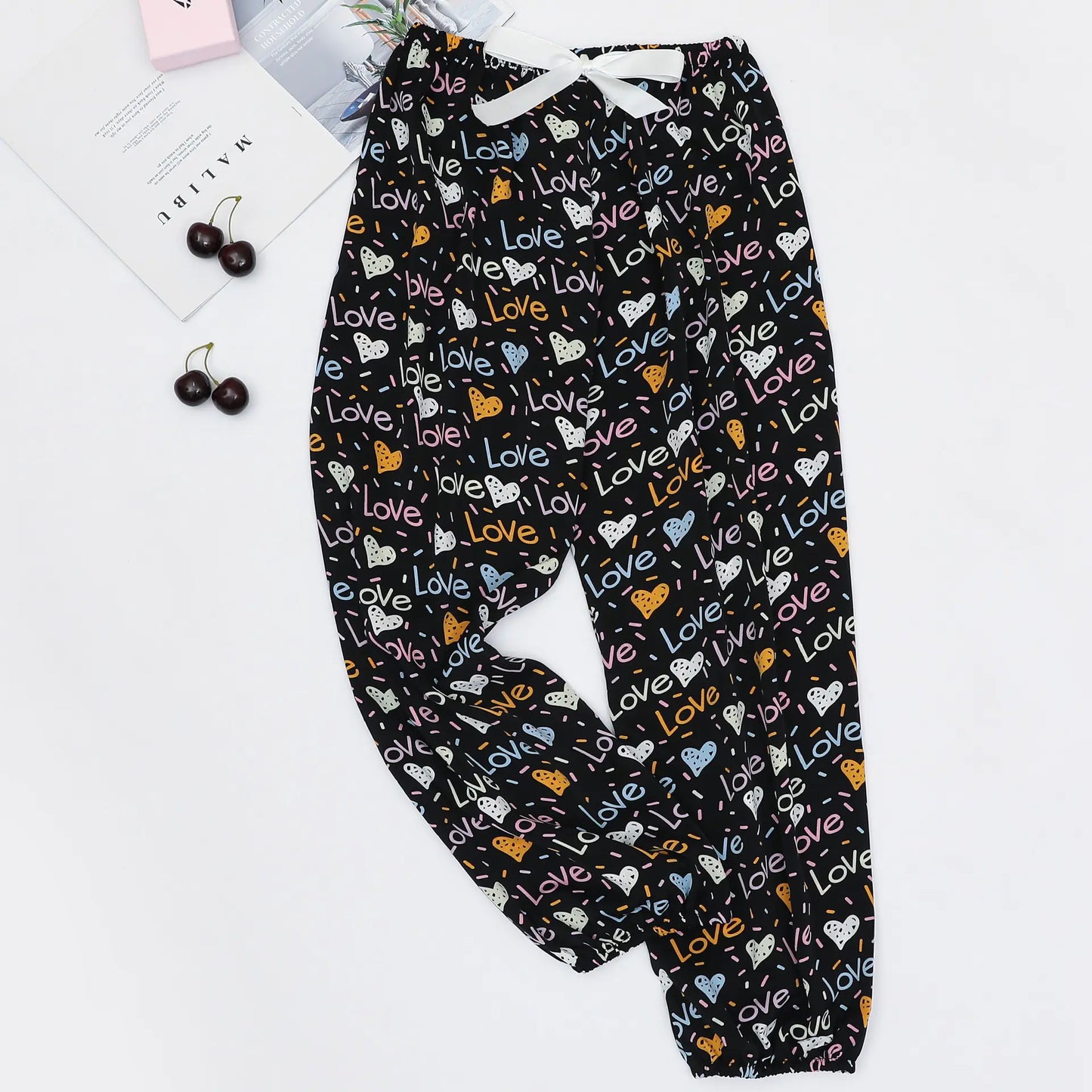 Summer Women's Ice Silk Loose Lantern Pants (Plus Size)