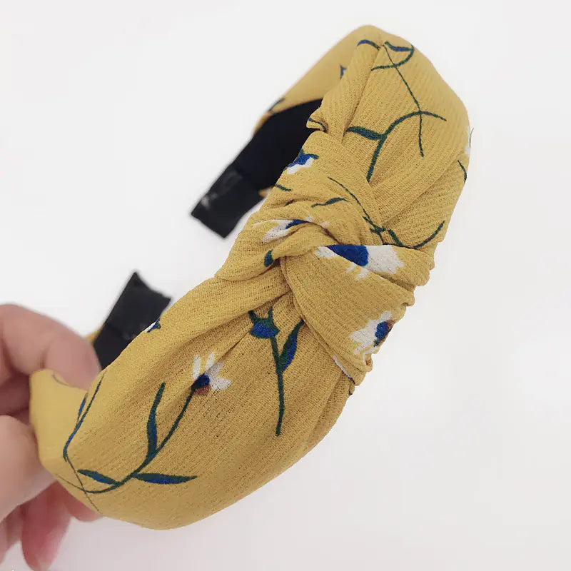 Korean Style Hairband and Clip, Women's Floral Accessory