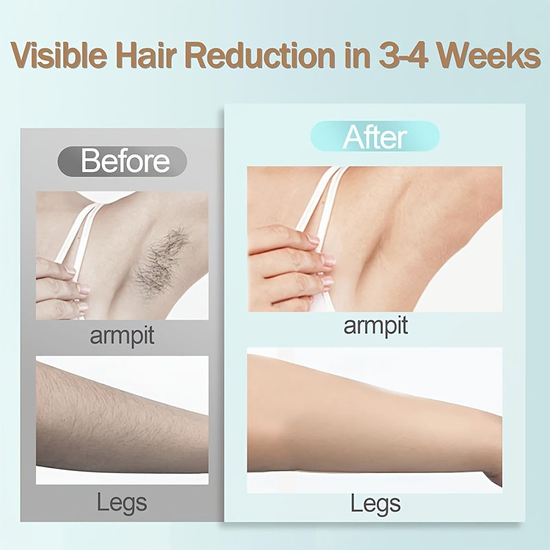 Painless IPL Hair Removal Lasting Results Full Body Home Use