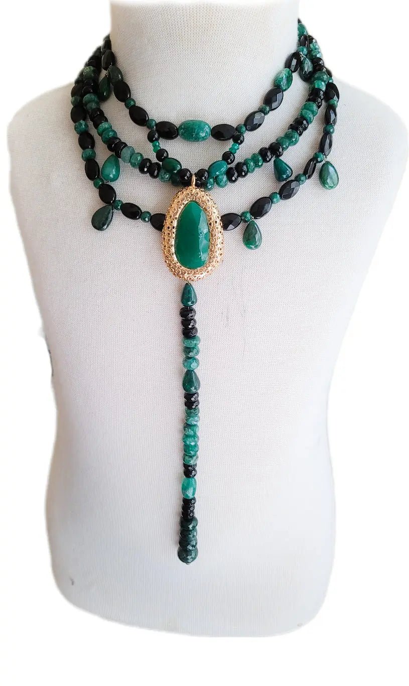 Emerald Choker Necklace