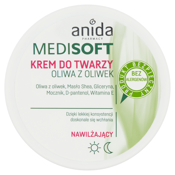 Anida MediSoft Moisturizing Face Cream With Olive Oil 100ml