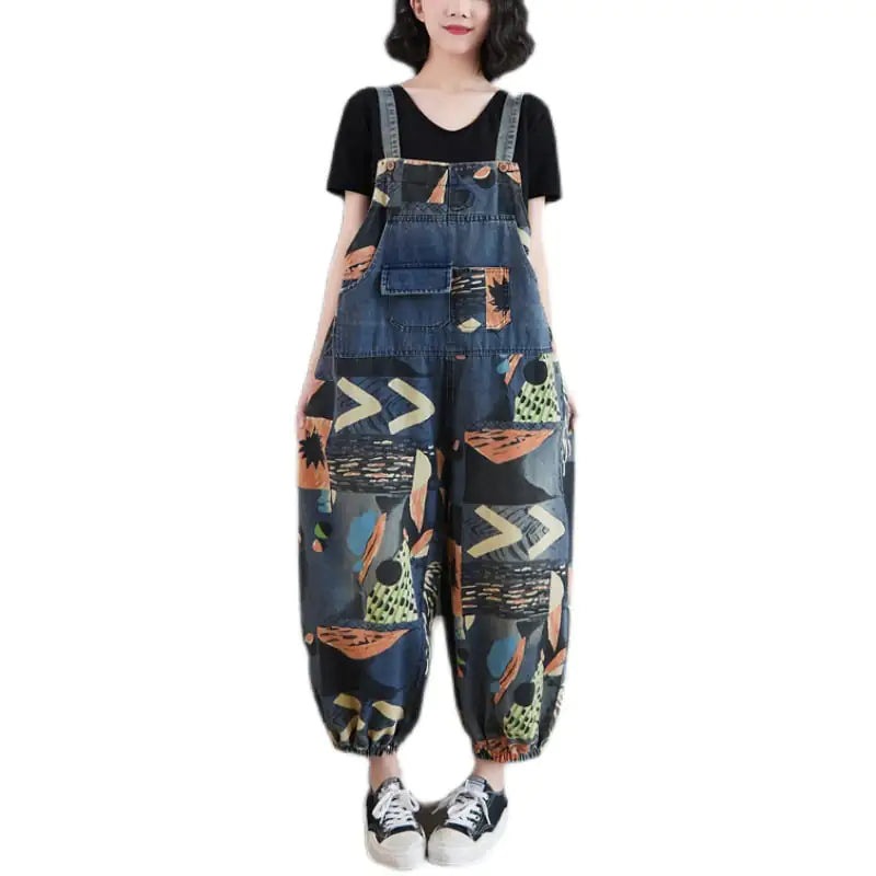 Women's Loose Wide Leg Jumpsuit Pants