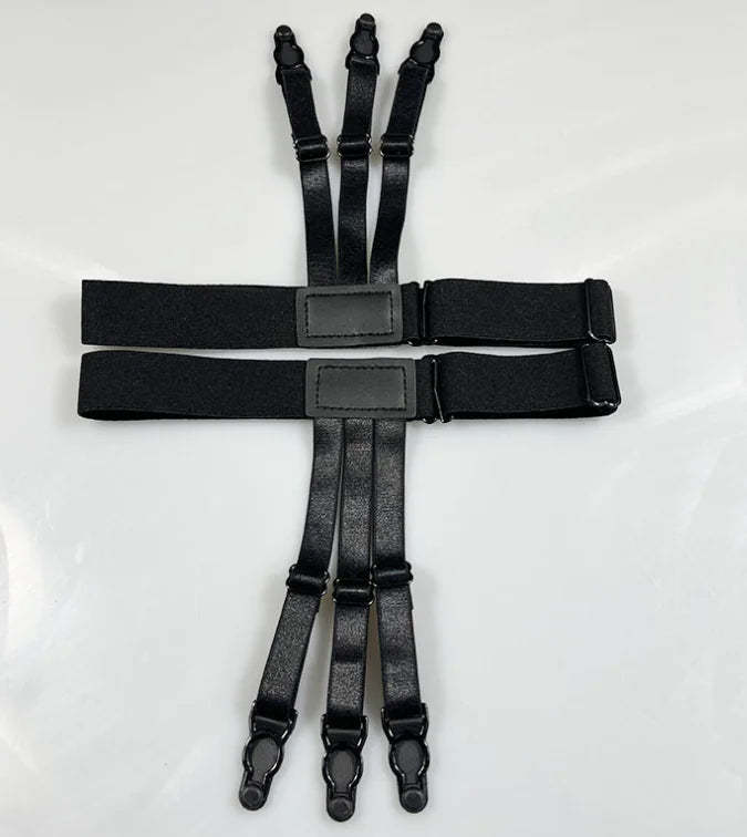 Wrinkle-Resistant Unisex European Style Shirt Clip Set