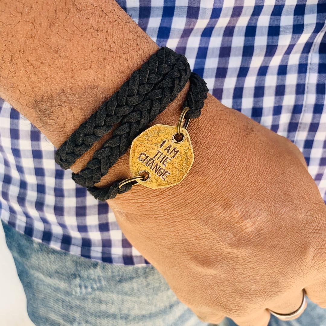 "I am the Change" Wrap Bracelet
