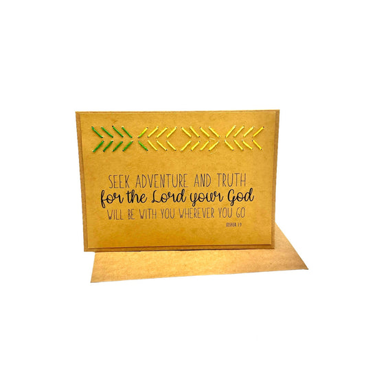 Rosie's Handmade Cards- Seek Adventure