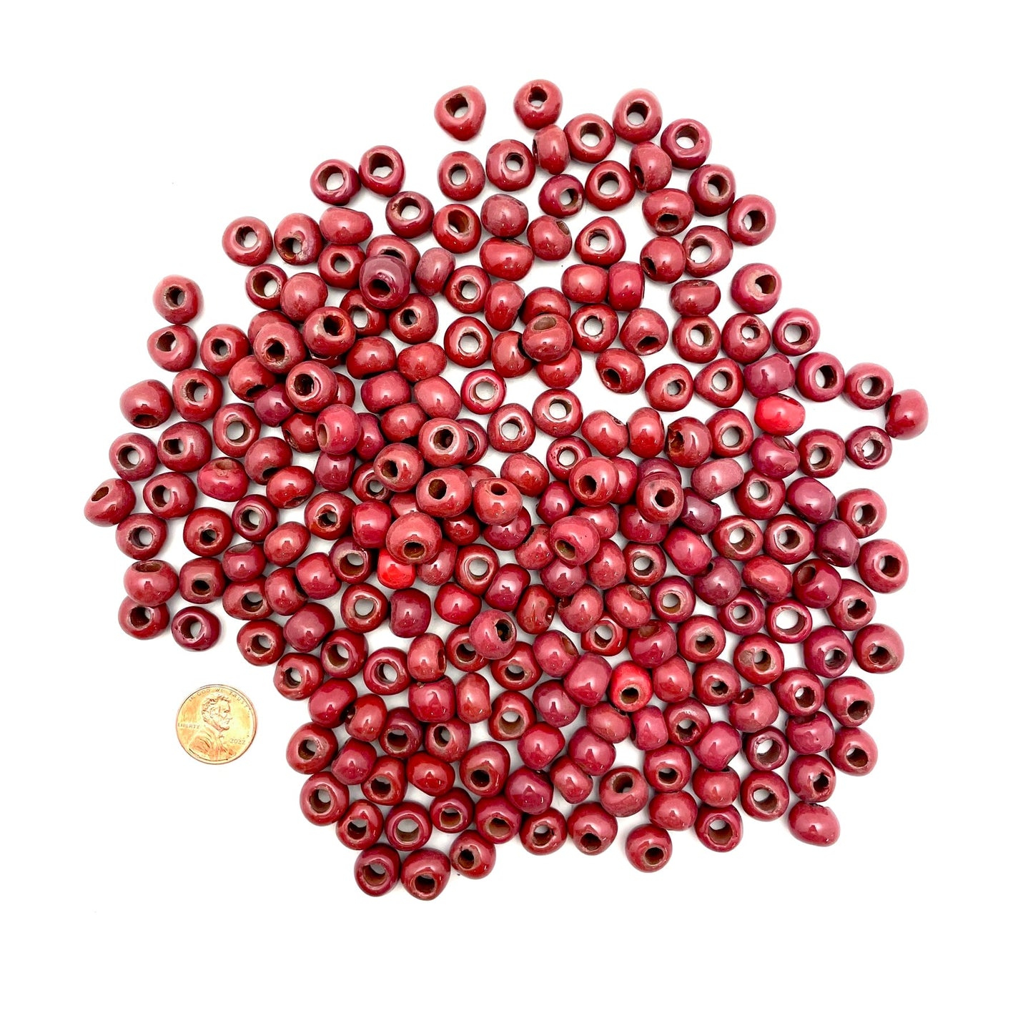 Bulk Beads - Cranberry Red