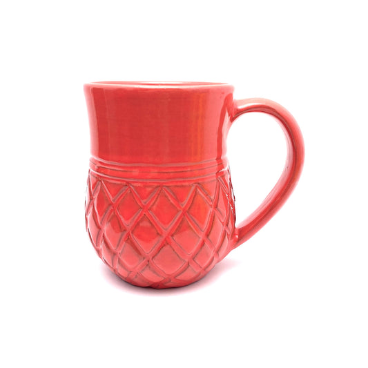 Coral Pink Ananas Mug